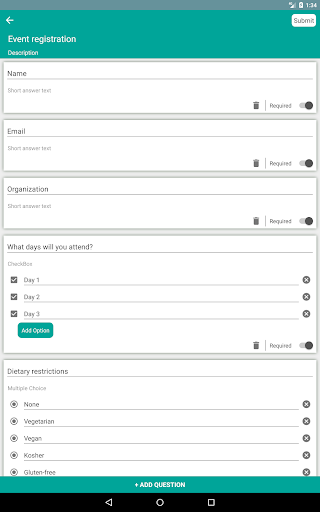FormsApp - عکس برنامه موبایلی اندروید
