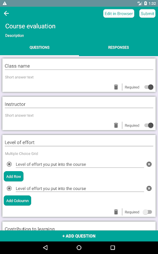 FormsApp - عکس برنامه موبایلی اندروید