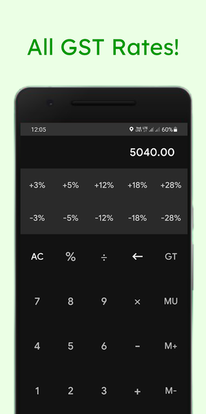 GST Calculator - AI Calculator - عکس برنامه موبایلی اندروید