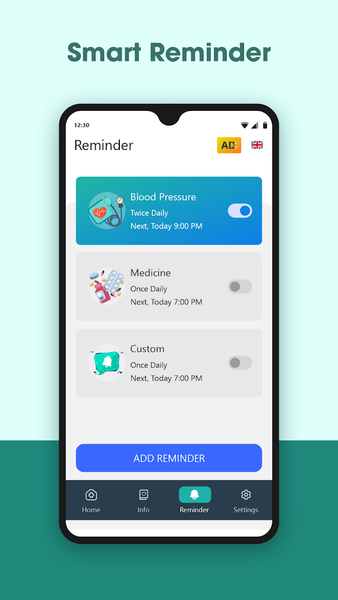 Blood Pressure Tracker - عکس برنامه موبایلی اندروید