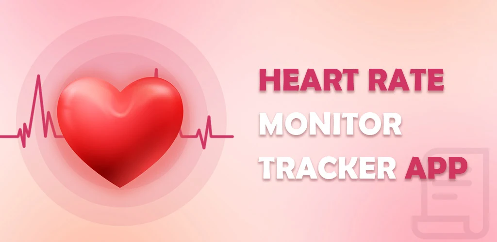 Heart Rate Monitor App - Image screenshot of android app