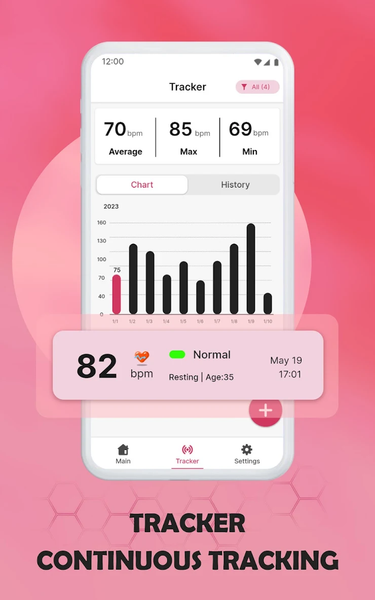 Heart Rate Monitor App - عکس برنامه موبایلی اندروید