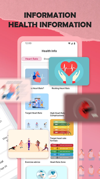 Heart Rate Monitor App - عکس برنامه موبایلی اندروید