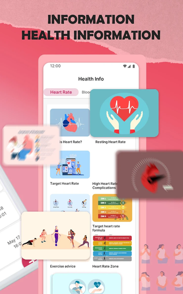 Heart Rate Monitor App - عکس برنامه موبایلی اندروید