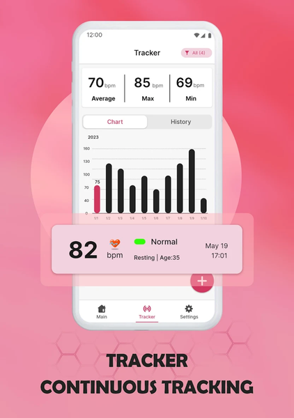 Heart Rate Monitor App - عکس برنامه موبایلی اندروید