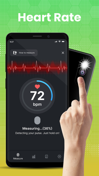 Blood Pressure - Heart Rate - Image screenshot of android app