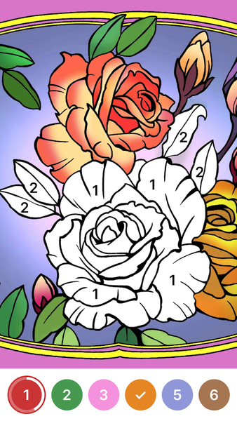 Paint Me: Color By Number - Gameplay image of android game