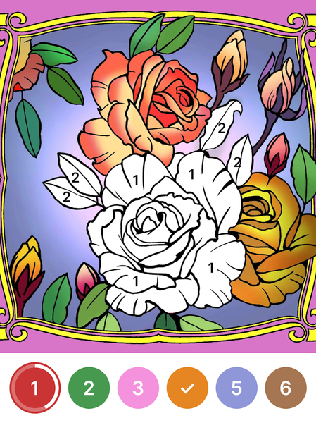 Paint Me: Color By Number - Gameplay image of android game
