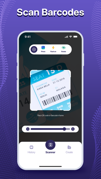 QR Scanner - Barcode Reader - عکس برنامه موبایلی اندروید