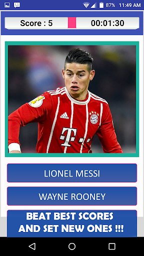 Football Soccer Quiz: Guess the Player - عکس بازی موبایلی اندروید