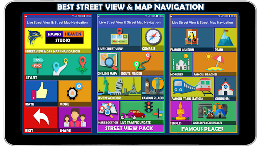 Street View Map & Street Map Navigation - Image screenshot of android app