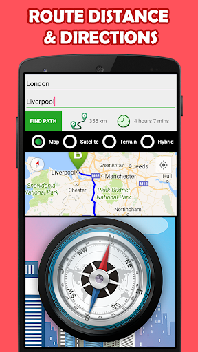 Street View Map & Street Map Navigation - Image screenshot of android app