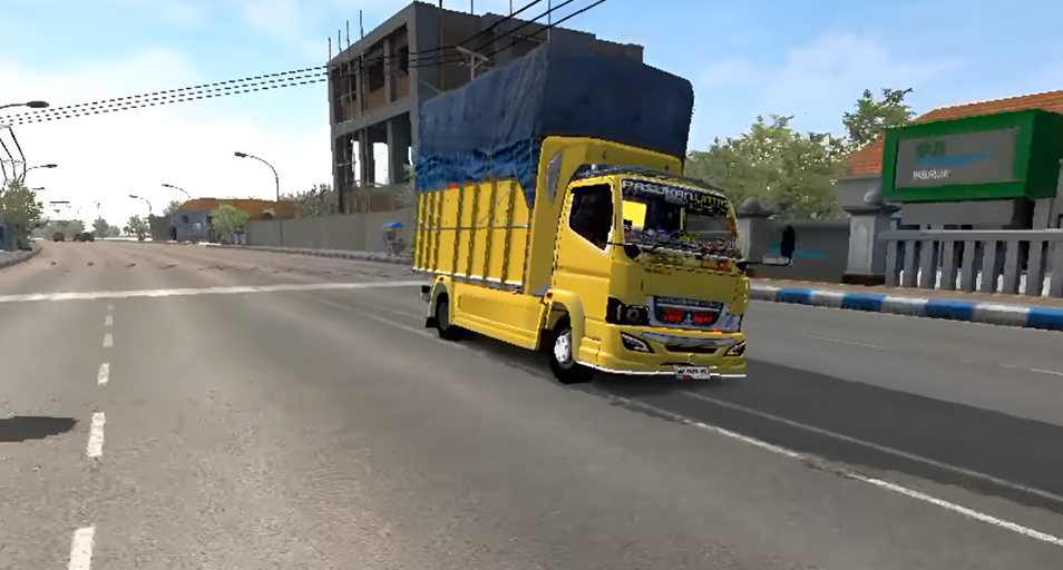 Truck Oleng Canter Offline - عکس بازی موبایلی اندروید