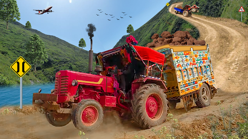 Real Tractor Trolley Simulator - عکس بازی موبایلی اندروید