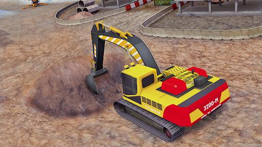 Excavator Crane Driving Sim - Image screenshot of android app