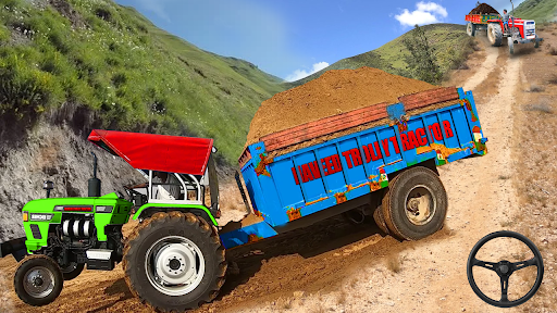 Real Tractor Trolley Sim Game - عکس بازی موبایلی اندروید