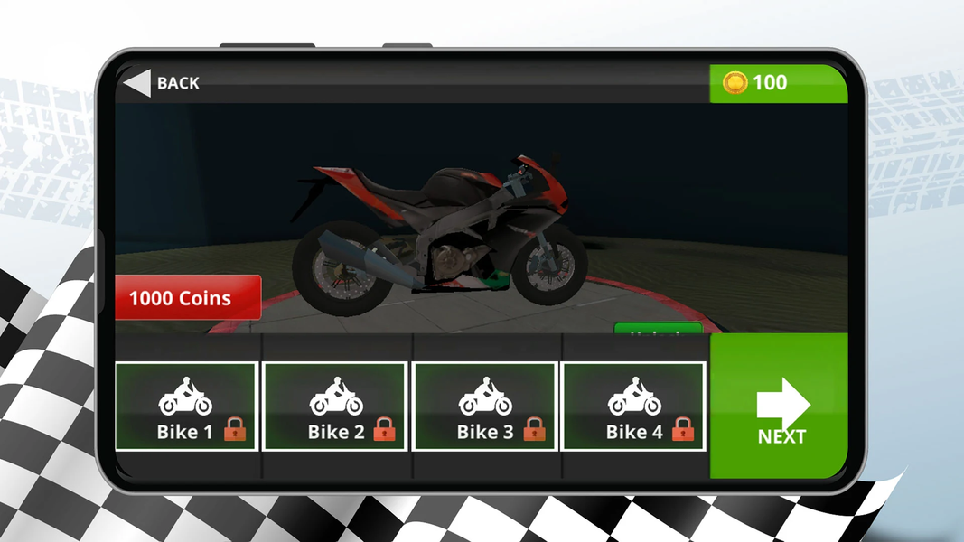 Heavy Bike Racer - Gameplay image of android game