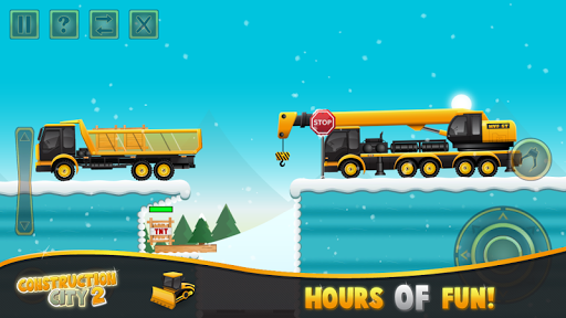Construction City 2 Winter - Gameplay image of android game