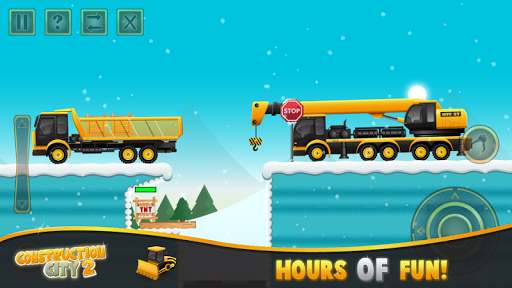 Construction City 2 Winter - عکس بازی موبایلی اندروید