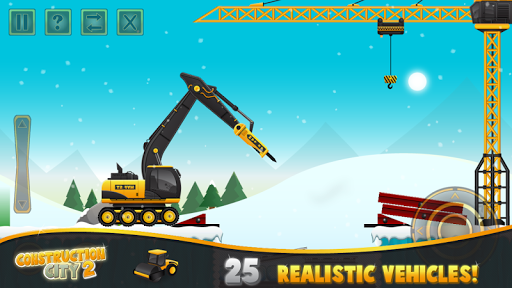 Construction City 2 Winter - عکس بازی موبایلی اندروید