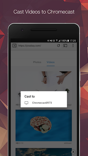 EZ Web Video Cast | Chromecast - Image screenshot of android app