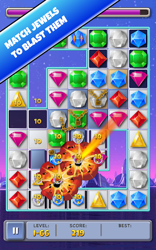 Match 3 Jewels - Gameplay image of android game