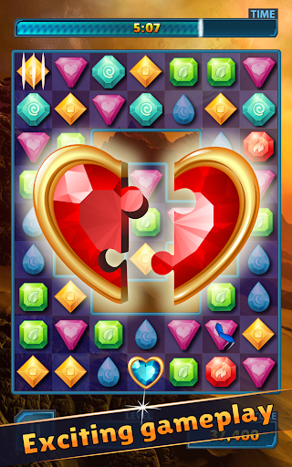 Match 3 Gems - Gameplay image of android game