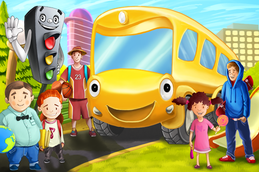 Bus Story Adventures for Kids - Gameplay image of android game