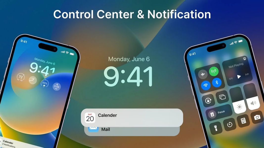 Launcher iOS 17 - عکس برنامه موبایلی اندروید