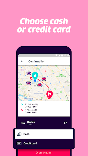 Heetch - Ride-hailing app - Image screenshot of android app