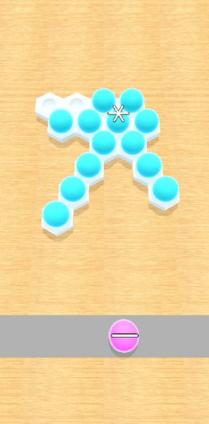 Hexa Fill 3D - Gameplay image of android game