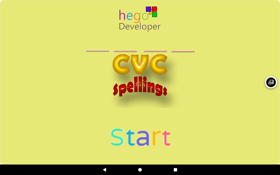 Spell it for Kids-CVC version - عکس برنامه موبایلی اندروید