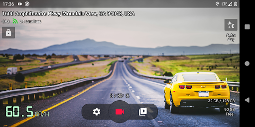 Droid Dashcam - Video Recorder - Image screenshot of android app
