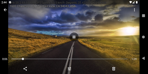 Droid Dashcam - Video Recorder - Image screenshot of android app