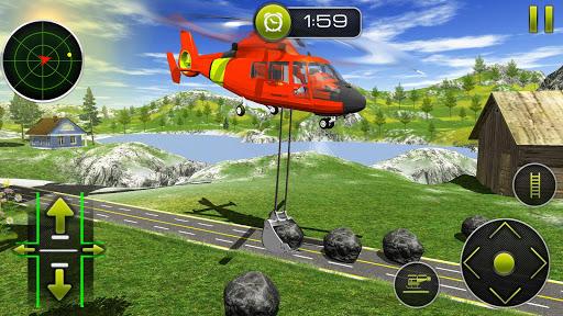 Helicopter ۳D Simulator: Rescue Helicopter games - عکس بازی موبایلی اندروید