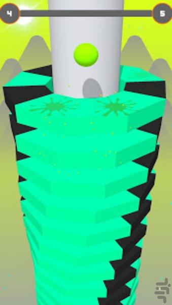Helix Stack Ball - Gameplay image of android game
