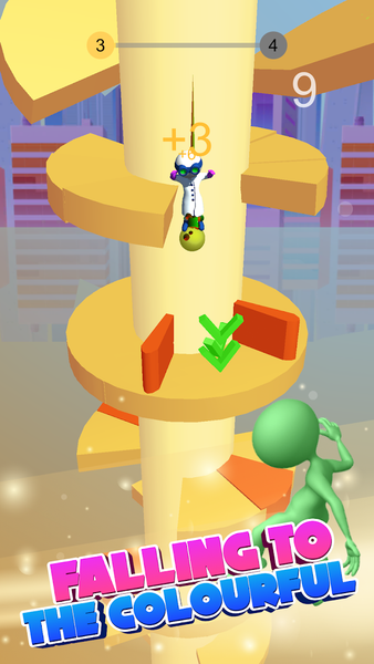 Jump Ball Helix - عکس بازی موبایلی اندروید
