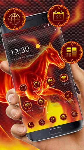 Hell  Running  Fire Horse Theme - عکس برنامه موبایلی اندروید