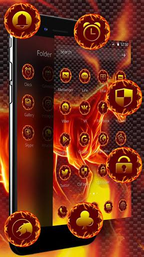 Hell  Running  Fire Horse Theme - Image screenshot of android app