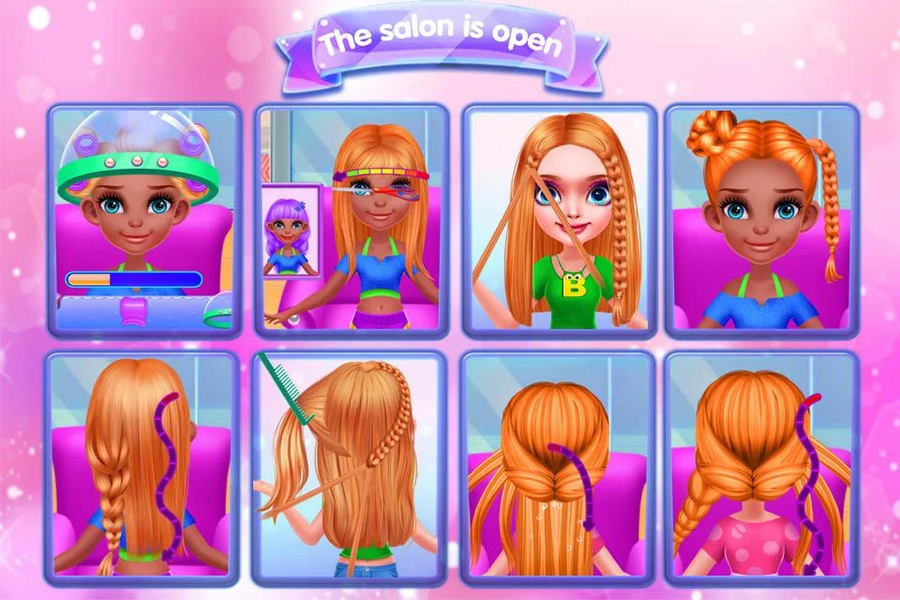 Hair Salon - Princess & Prince - عکس برنامه موبایلی اندروید