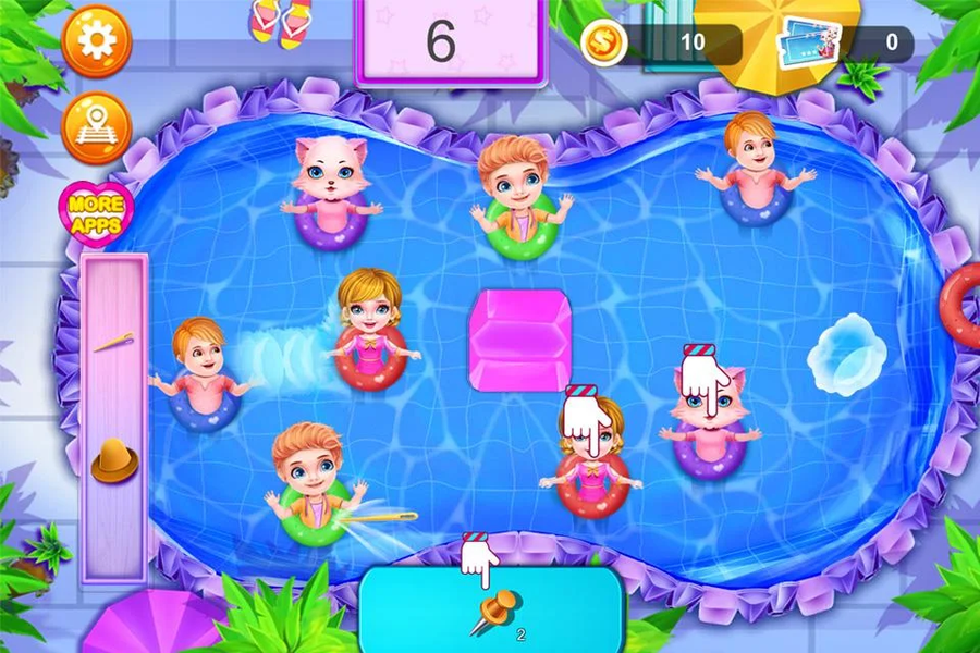 Happy Pool Park - Gameplay image of android game