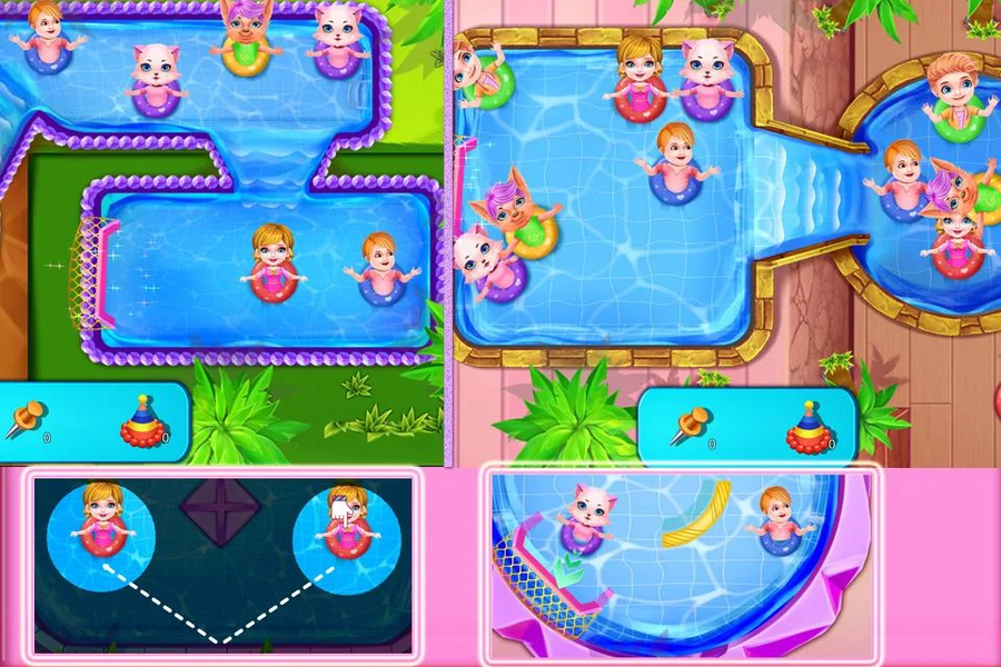 Happy Pool Park - Gameplay image of android game