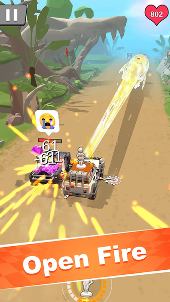 Car Rush: Fighting & Racing - Gameplay image of android game