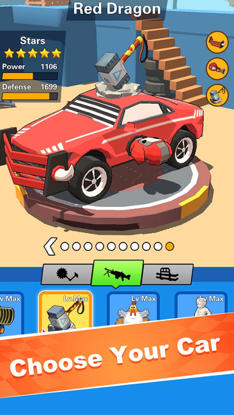 Car Rush: Fighting & Racing - Gameplay image of android game