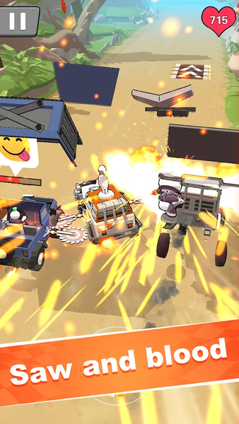 Car Rush: Fighting & Racing - Gameplay image of android game