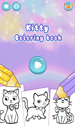 Cute Kitty Coloring Glitter - عکس برنامه موبایلی اندروید