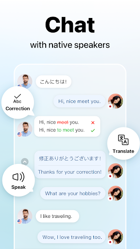 HelloTalk – گفتگو و آموزش زبان هلو تاک - عکس برنامه موبایلی اندروید