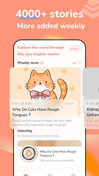 English Stories Weekly - Image screenshot of android app