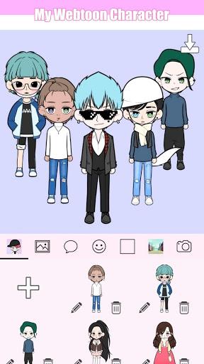 My Webtoon Character:Kpop IDOL - Gameplay image of android game