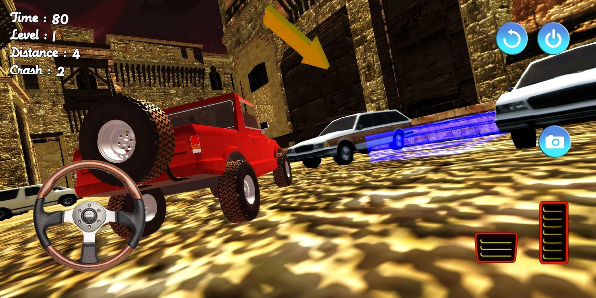 Jeep Parking - Jeep Games - Gameplay image of android game